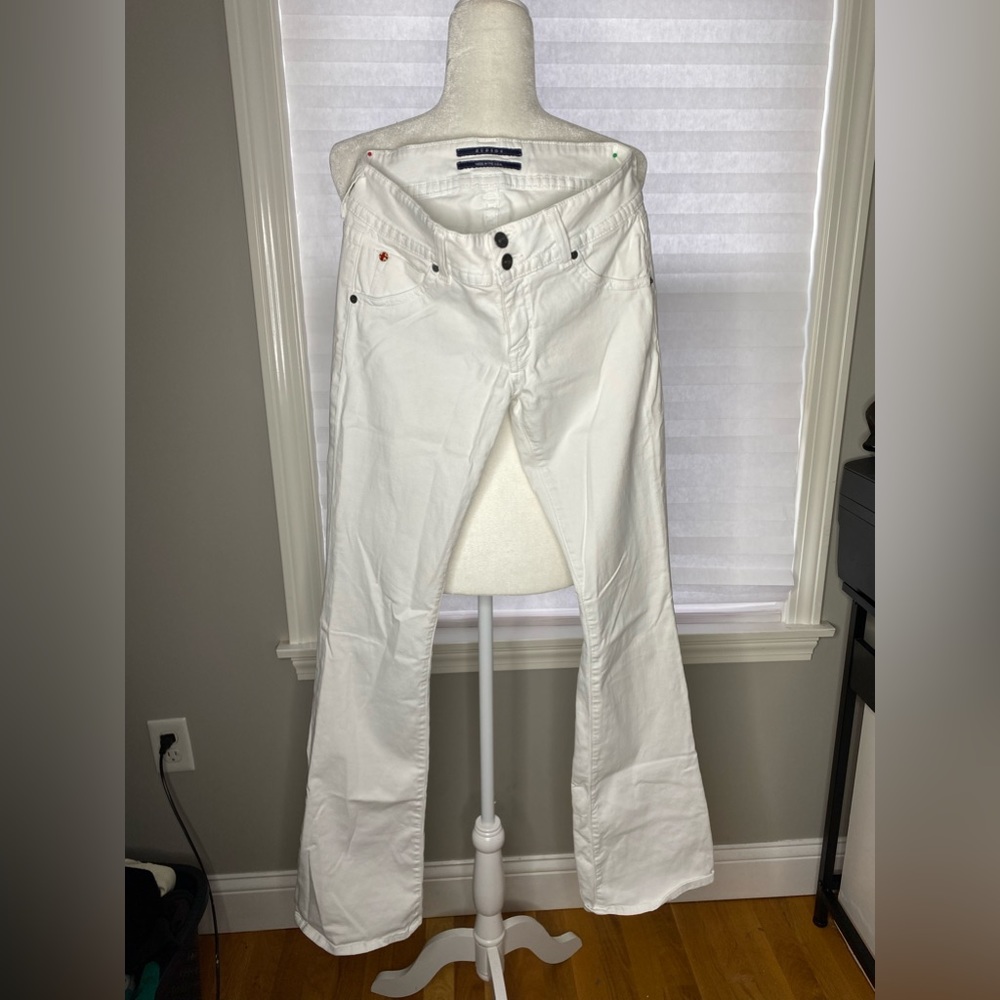 White Hudson Flare Jeans